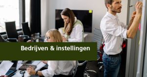 Knop naar informatie voor bedrijven en instellingen